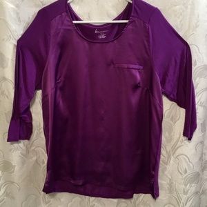 Lane Bryant Purple Long Sleeve Shirt